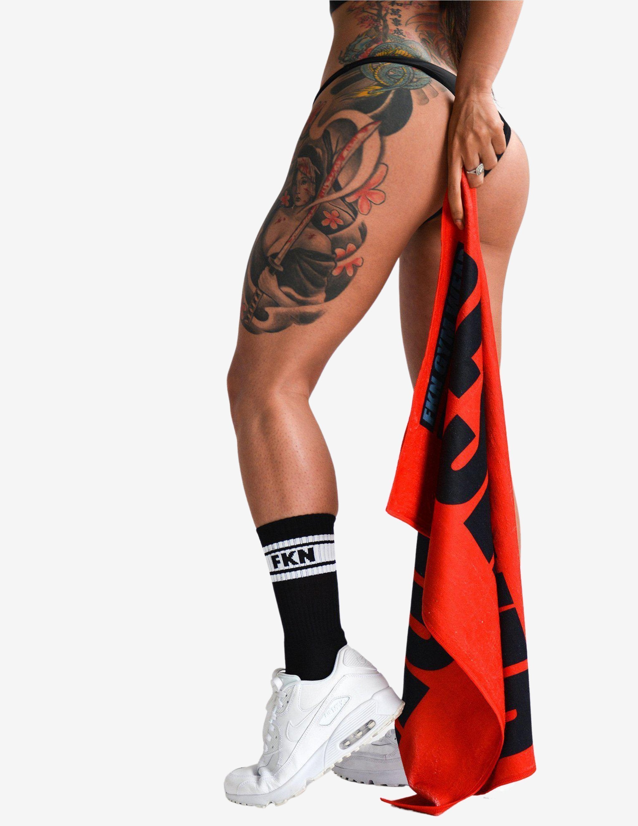 Reserved Towel & Foot Porn Socks Pack-Accessories Sets-FKN Gym Wear-Guru Muscle