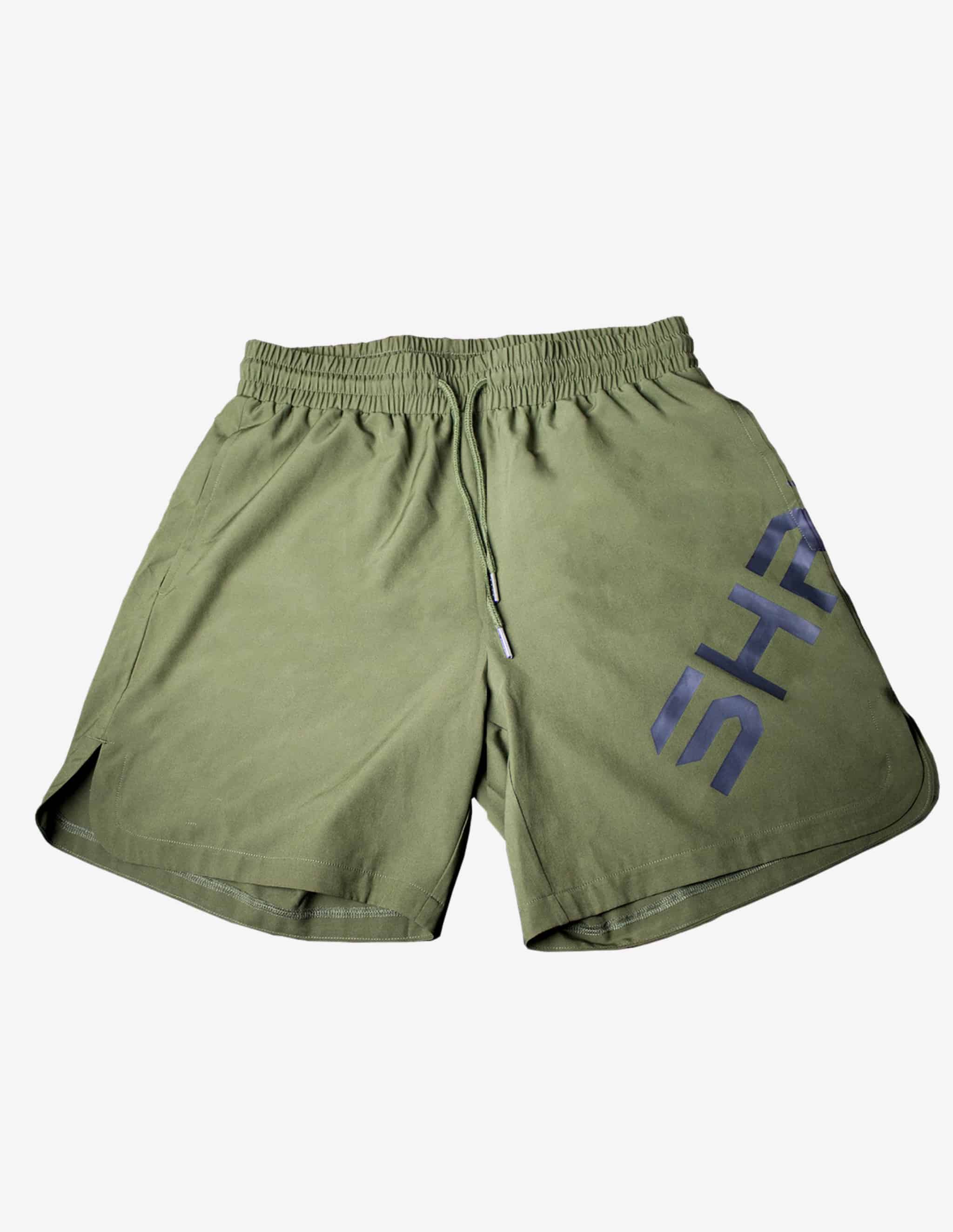 SHRDD Impact - Midcut shorts - Khaki Green-Shorts Man-Stay Shredded-Guru Muscle