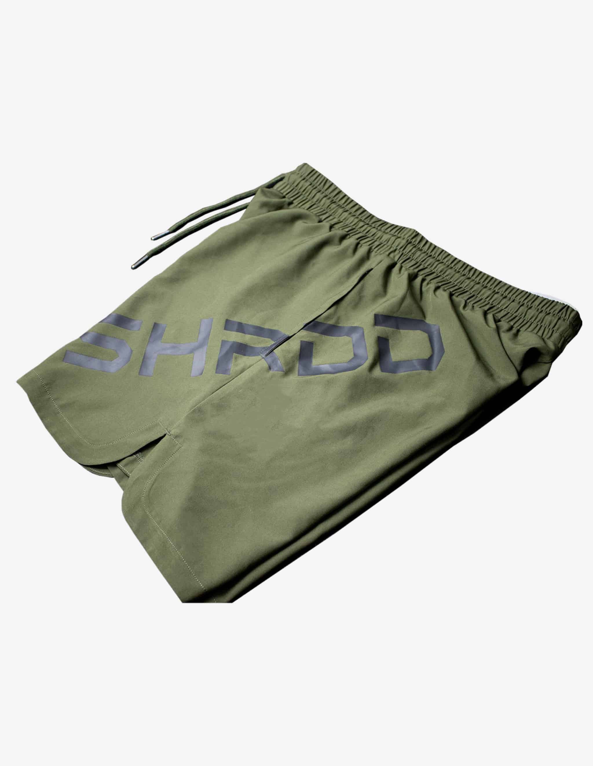 SHRDD Impact - Midcut shorts - Khaki Green-Shorts Man-Stay Shredded-Guru Muscle