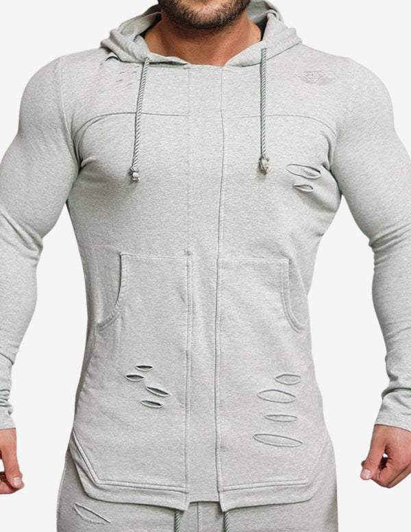 SVGE Levithian Vest Light Grey-Hoodie Man-Body Engineers-Guru Muscle