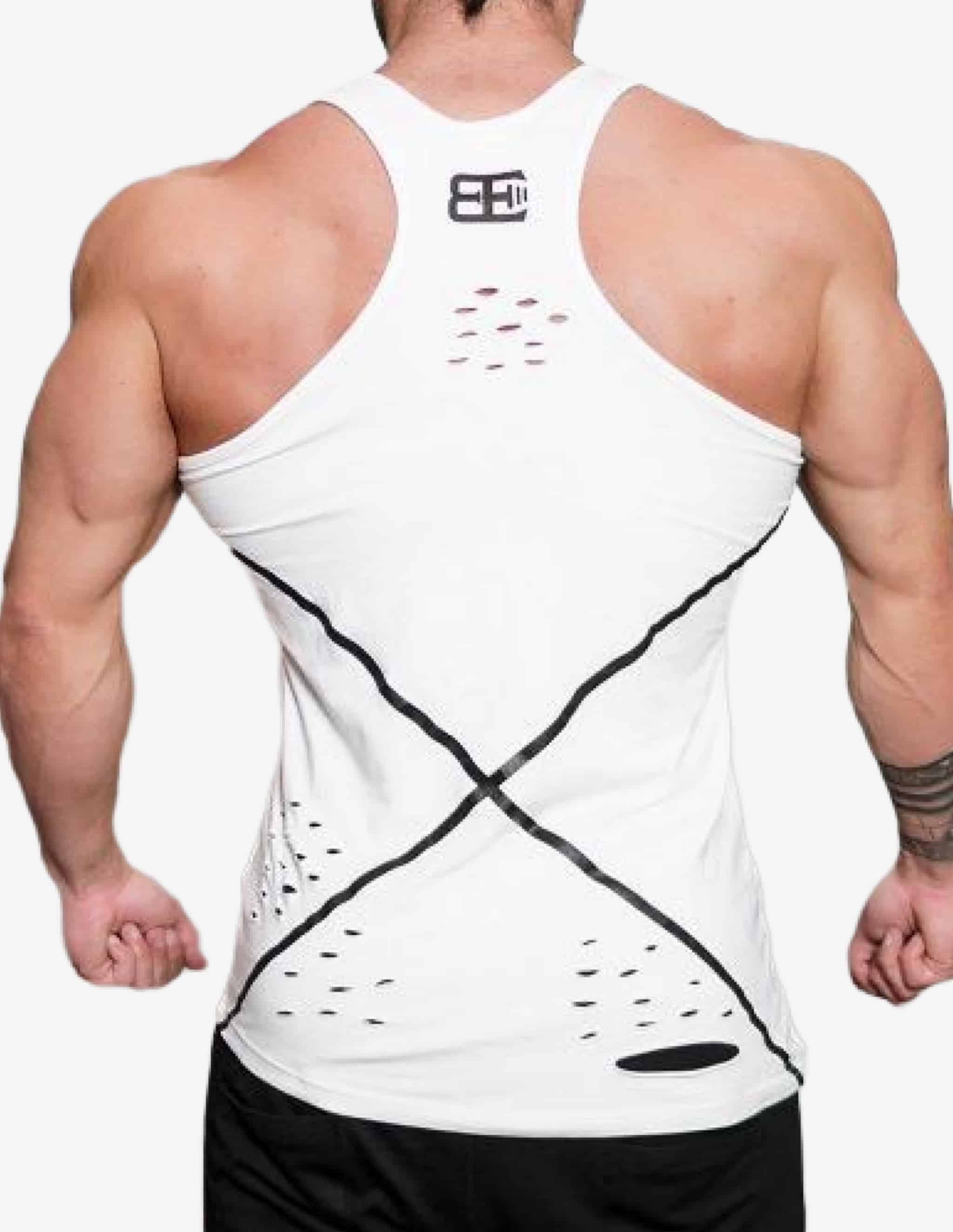 SVGE Prometheus stringer 3.0 – White Out-Tank Man-Body Engineers-Guru Muscle