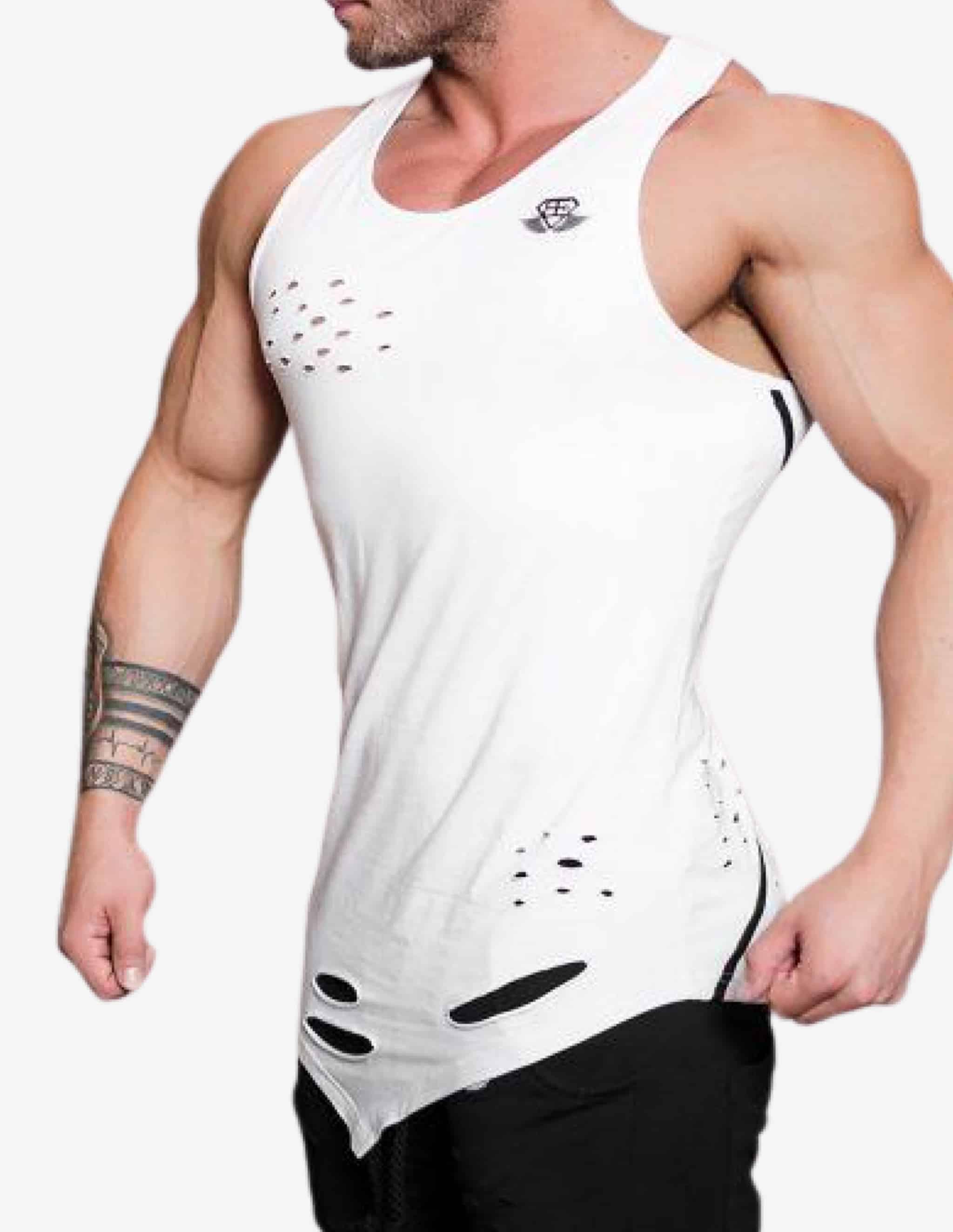 SVGE Prometheus stringer 3.0 – White Out-Tank Man-Body Engineers-Guru Muscle