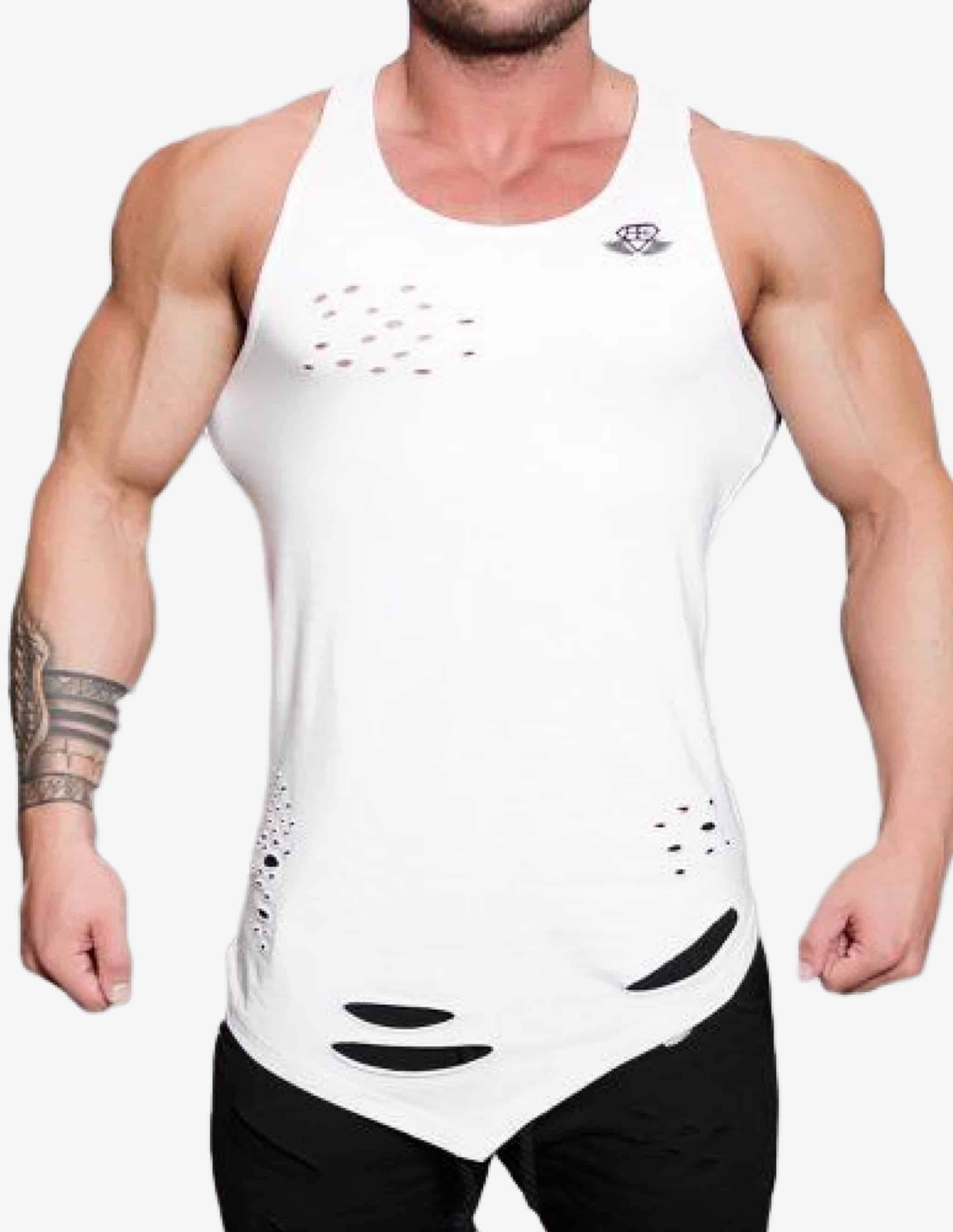 SVGE Prometheus stringer 3.0 – White Out-Tank Man-Body Engineers-Guru Muscle