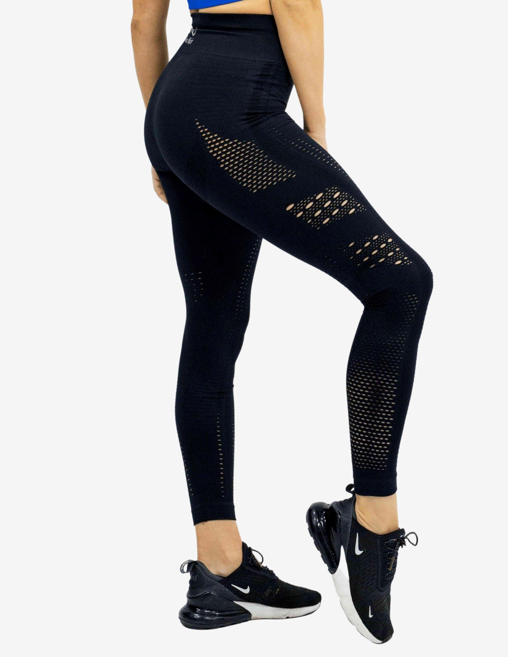 Seamless Air Leggings Black-Leggings-Neo Noir-Guru Muscle