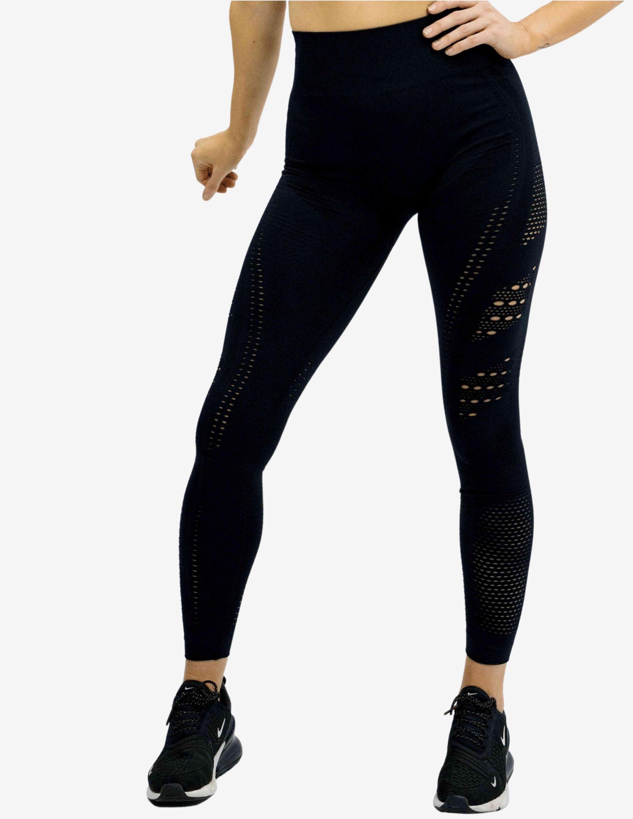 Seamless Air Leggings Black-Leggings-Neo Noir-Guru Muscle