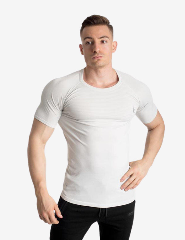 Seamless Knit Shirt - Lunar-T-shirt Man-Biink Athleisure-Guru Muscle