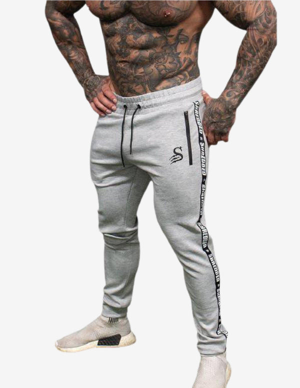 Shredded Joggers - Unisex - Grey-Bottom Man-Stay Shredded-Guru Muscle