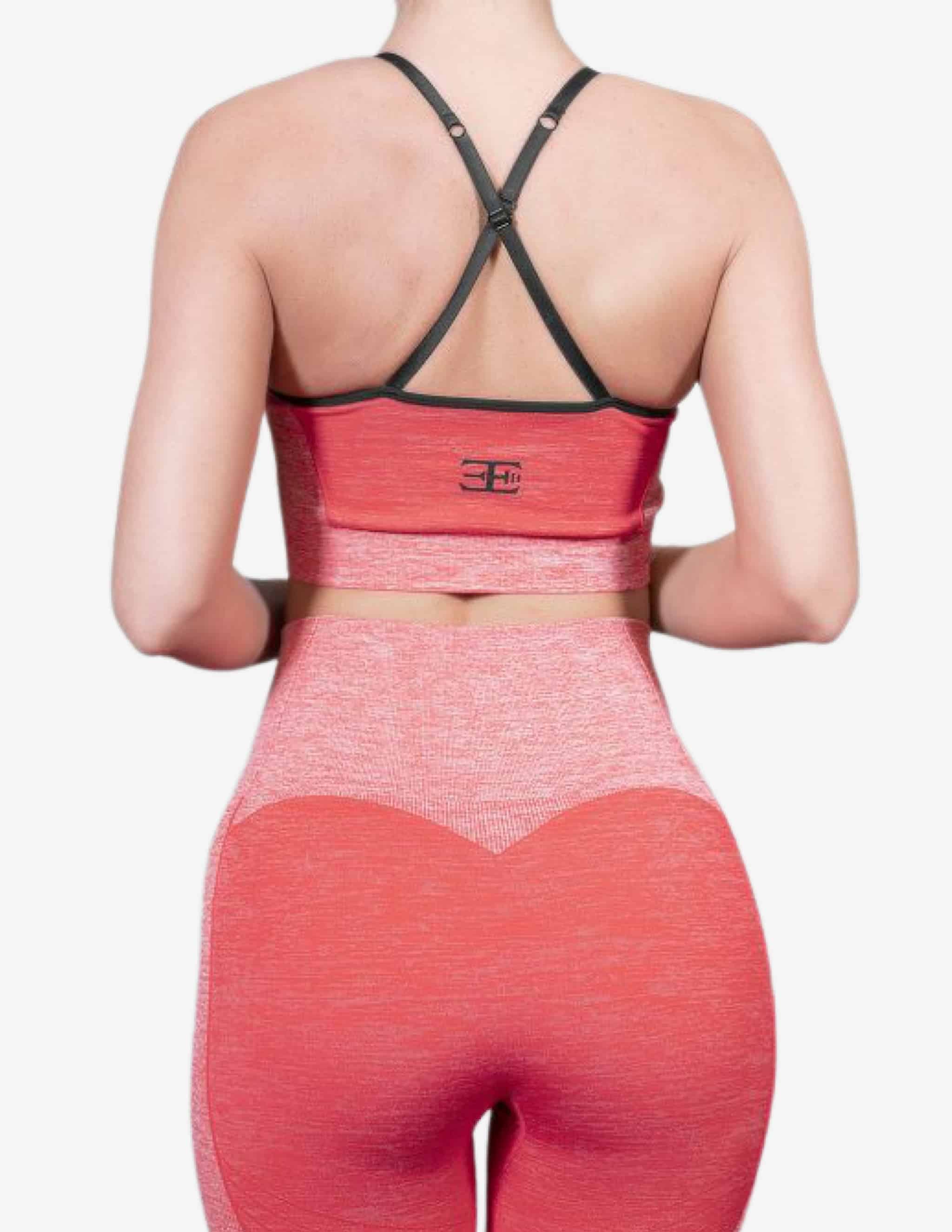 TELLUS Seamless BRA – RED-Sport Bra-Body Engineers-Guru Muscle