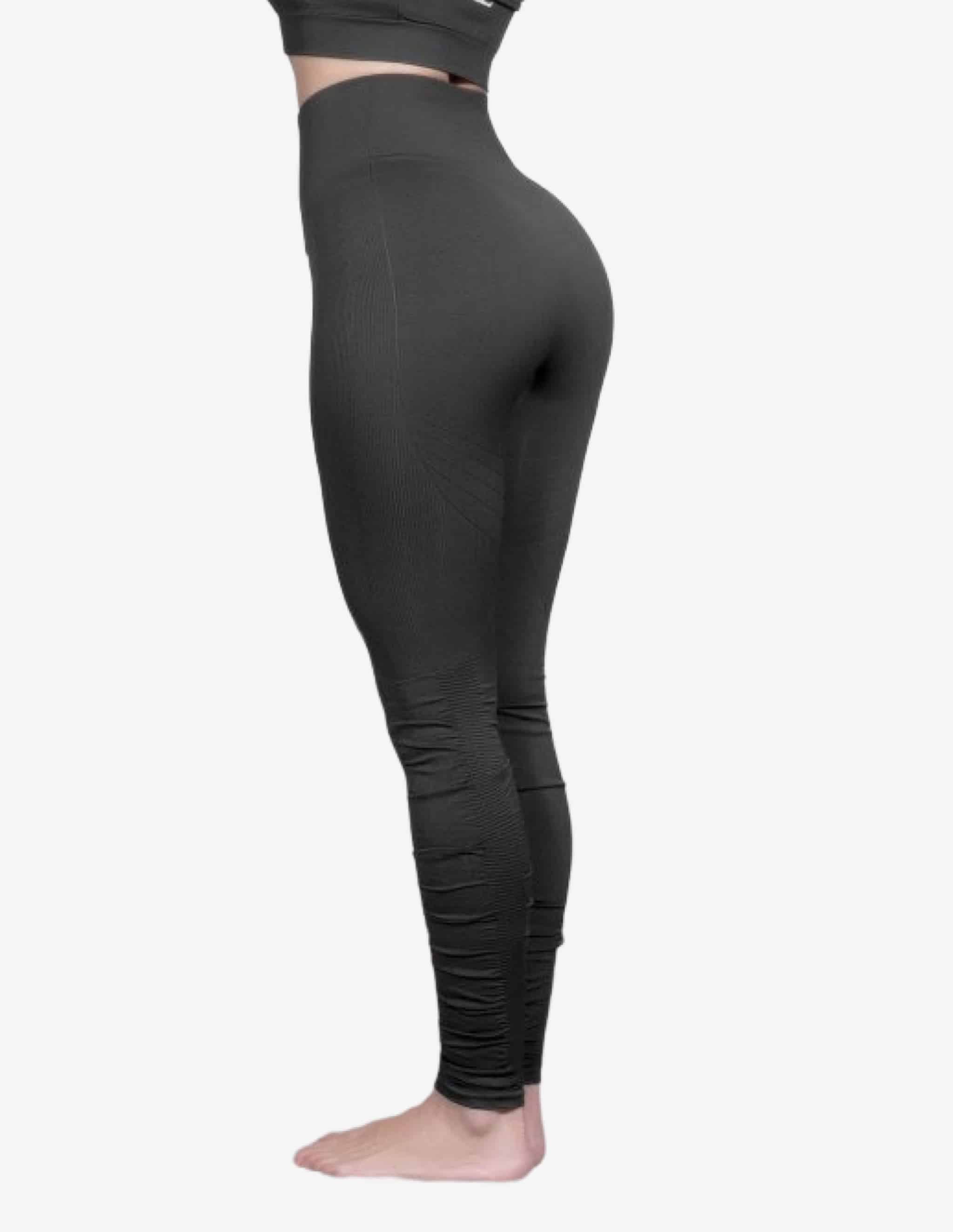 TELLUS Seamless Legging High Waist – BLACK-Leggings-Body Engineers-Guru Muscle