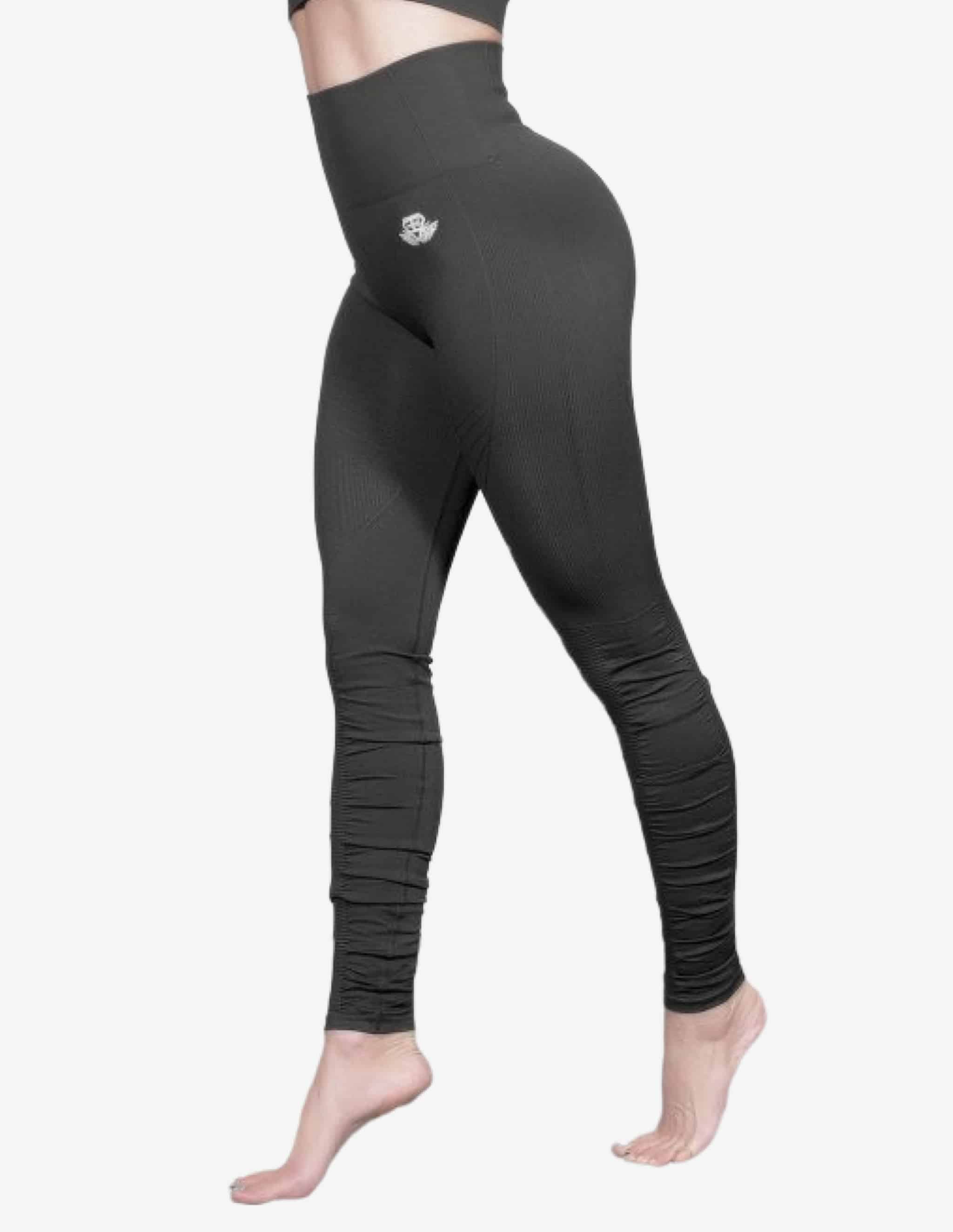 TELLUS Seamless Legging High Waist – BLACK-Leggings-Body Engineers-Guru Muscle