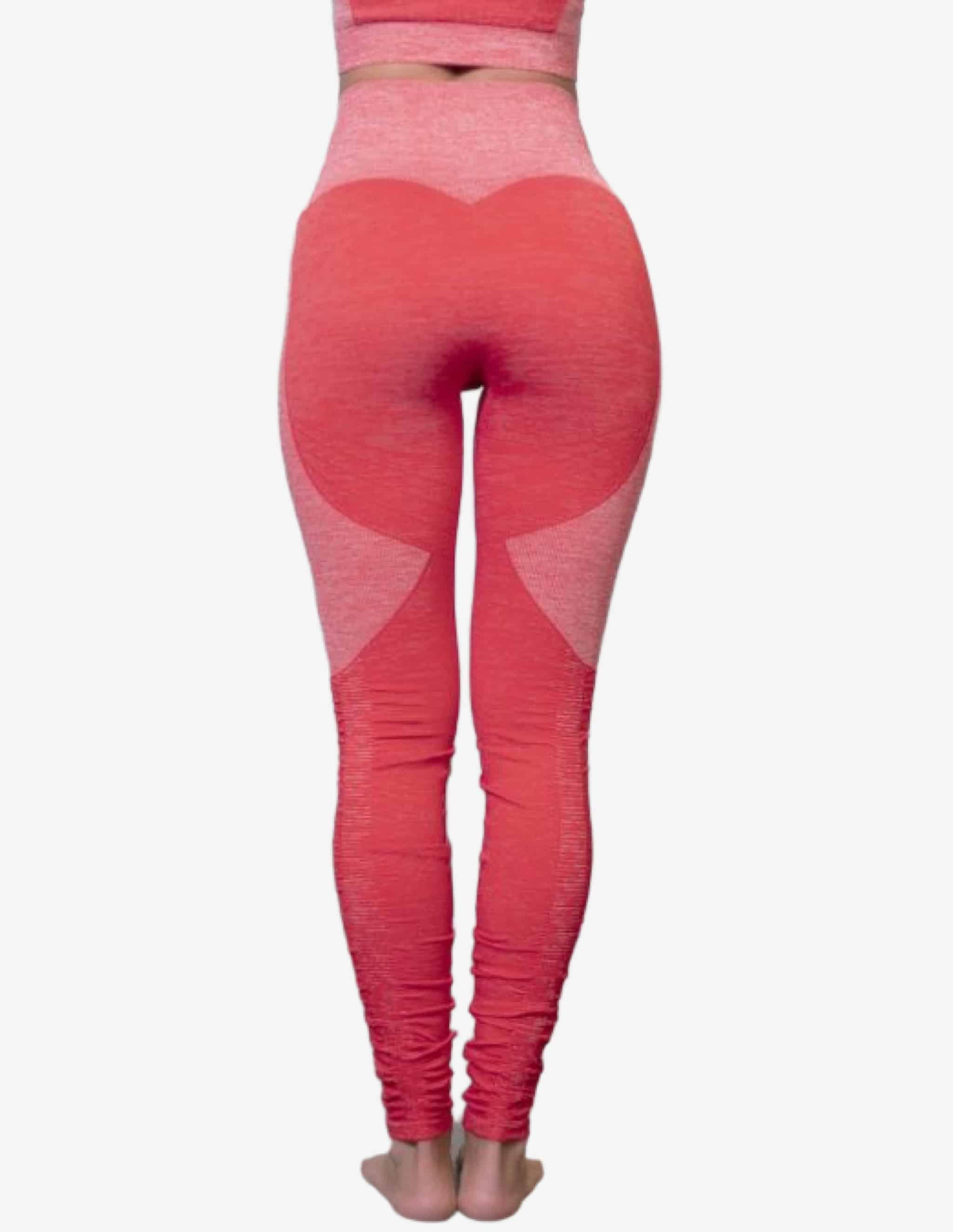 TELLUS Seamless Legging High Waist – RED-Leggings-Body Engineers-Guru Muscle