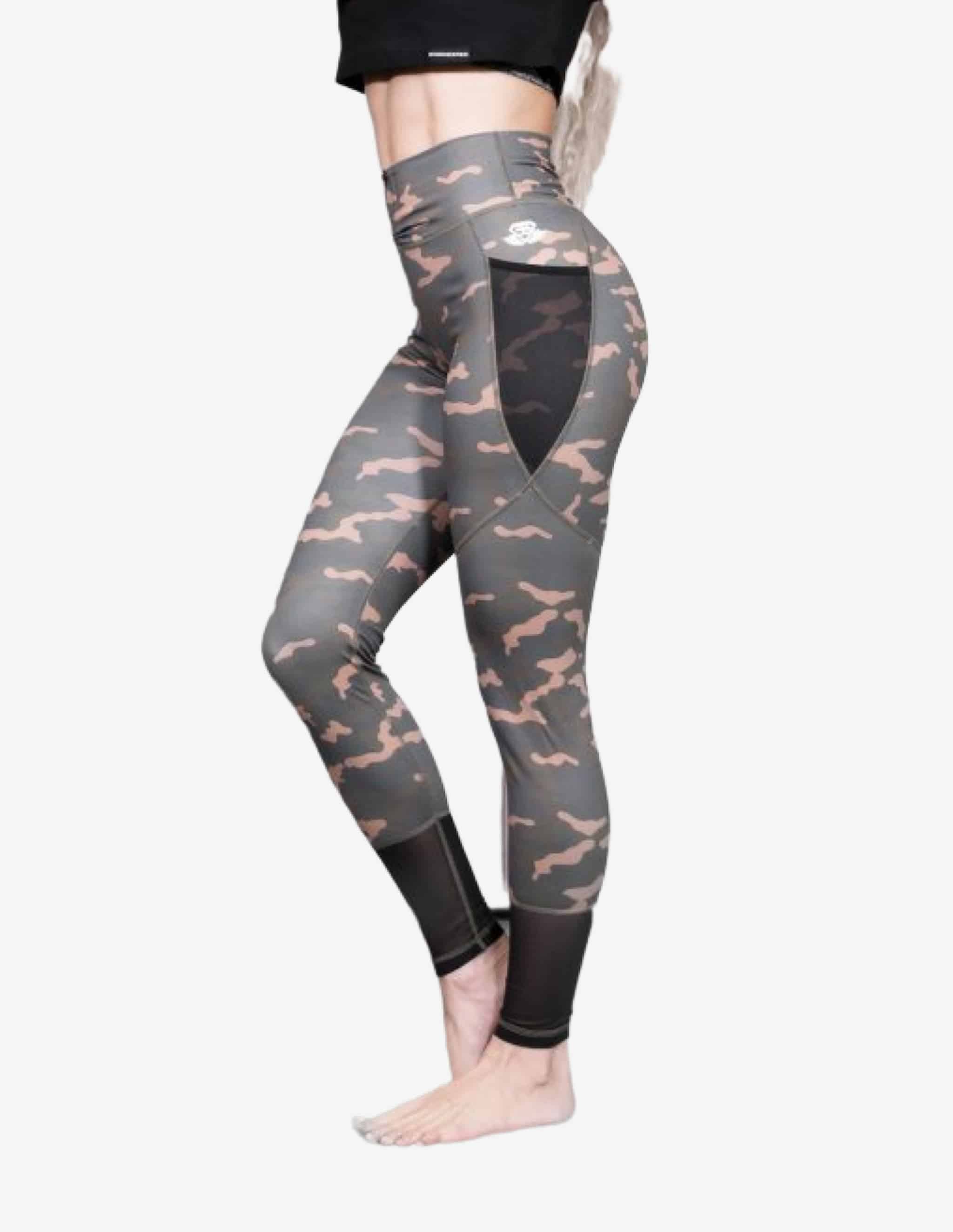 THALIA Legging – ARMY CAMO-Leggings-Body Engineers-Guru Muscle