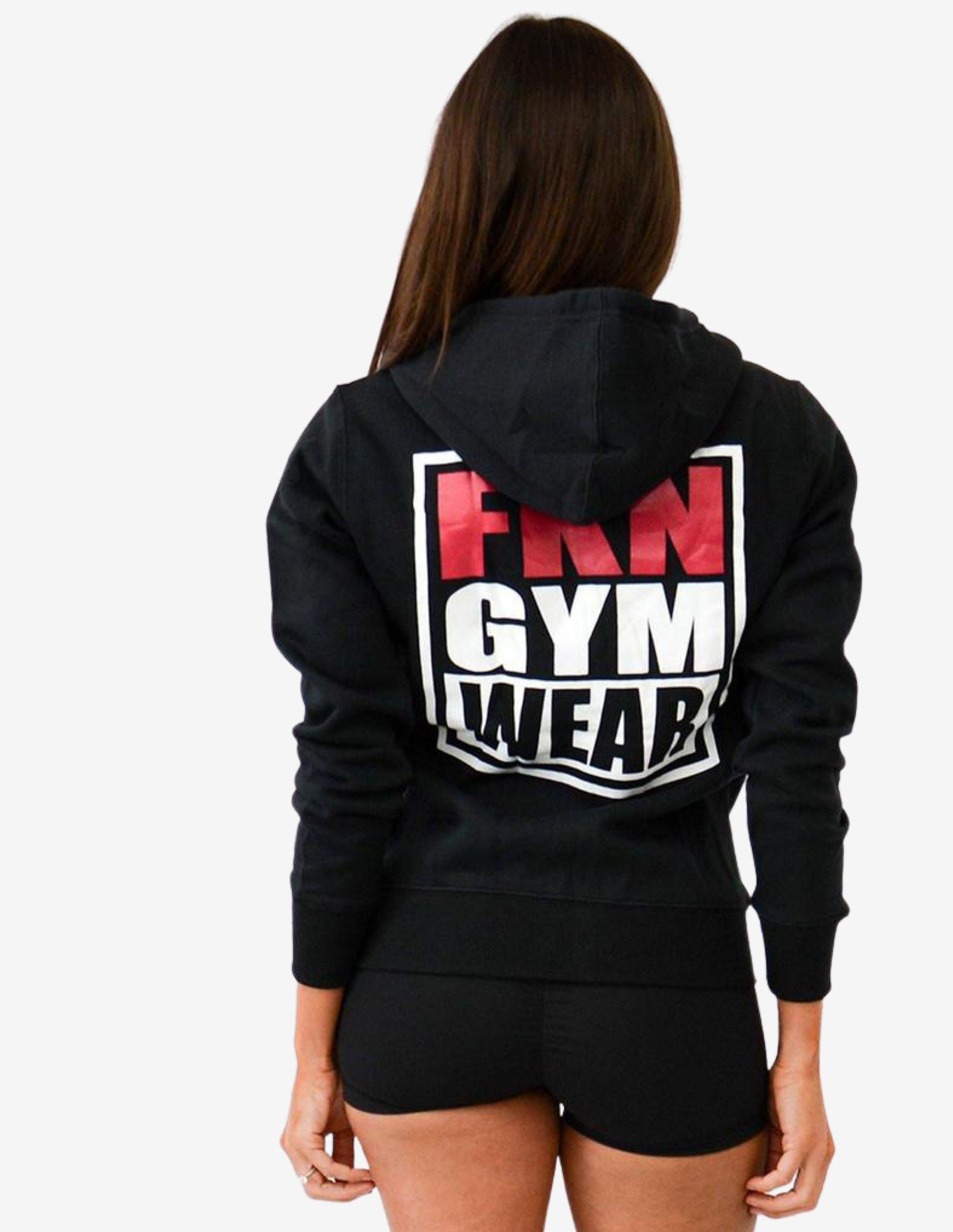 Black-Hoodie Woman-FKN Gym Wear-Guru Muscle