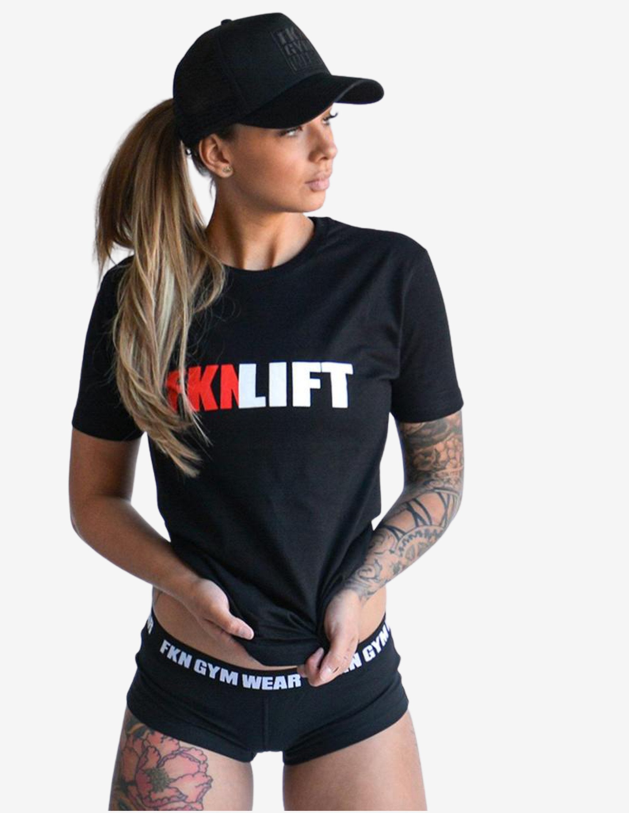 FKNLIFT-T-Shirt Woman-FKN Gym Wear-Guru Muscle