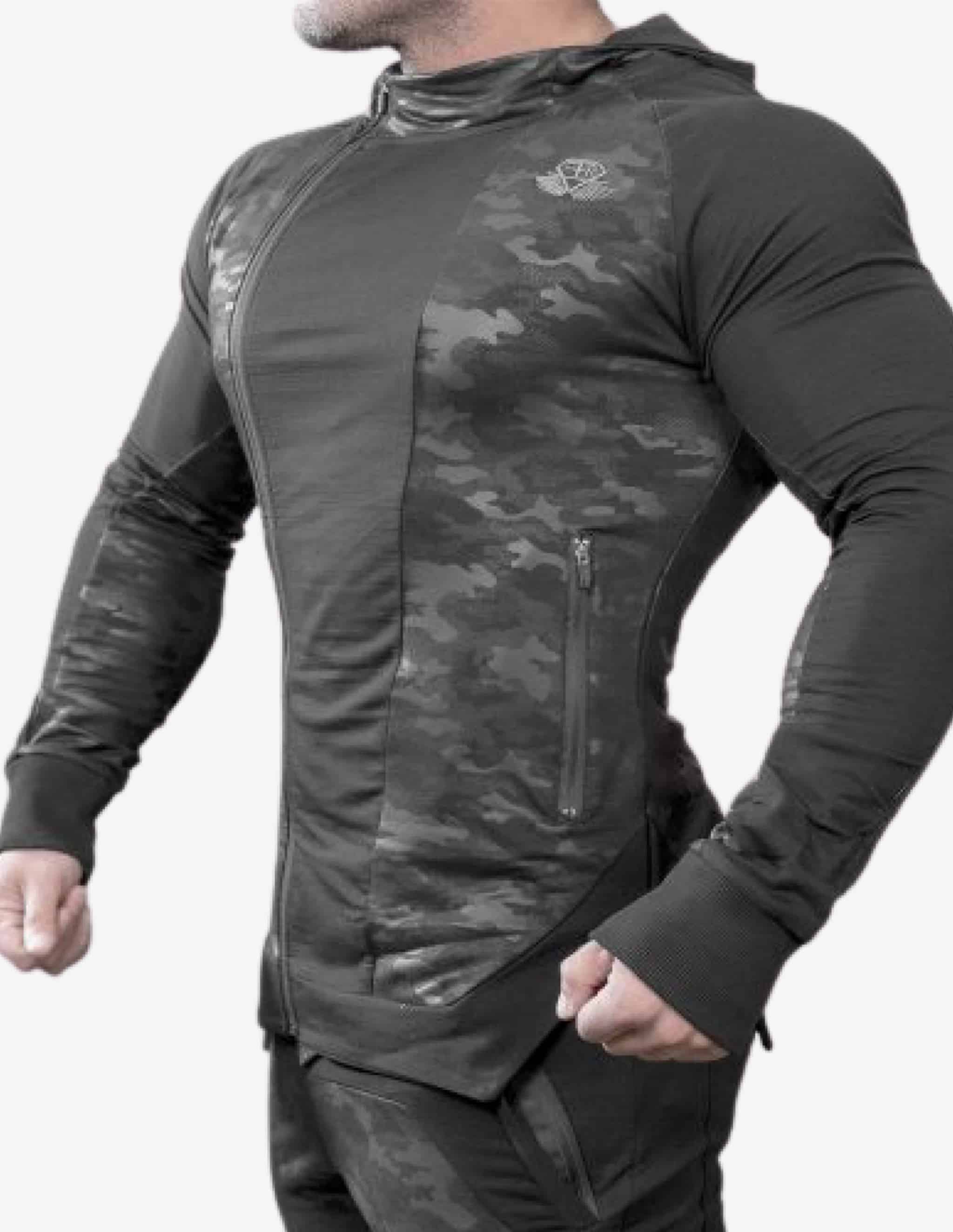 X NEO PROMETHEUS 2.0 Vest – BLACK CAMO-Hoodie Man-Body Engineers-Guru Muscle